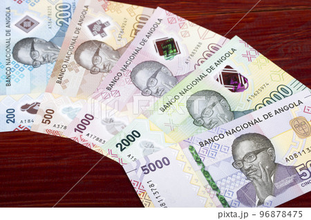 Angolan kwanza a business background 96878475