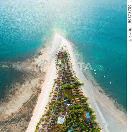 Aerial view of koh Mook or koh Muk island, in Trang, Thailand 96878709