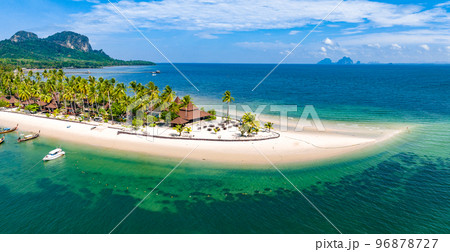 Aerial view of koh Mook or koh Muk island, in Trang, Thailand 96878727