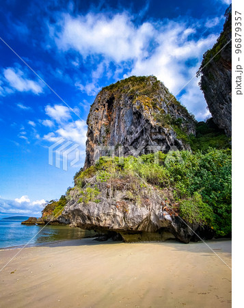 Railay and Phra nang Cave Beach in Krabi, Thailand 96879357