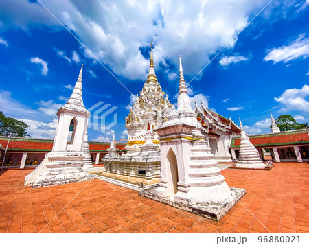 Wat Phra Boromathat Chaiya in Surat Thani, Thailand Wat Phra Boromathat Chaiya in Surat Thani, Thailand 96880021