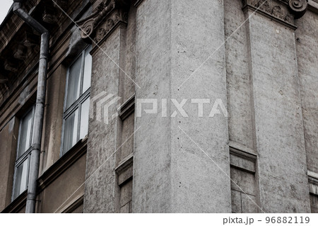 old gray building 96882119