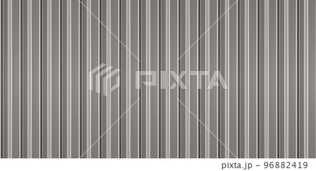 Silver corrugated iron sheets seamless pattern of fence or warehouse wall 96882419