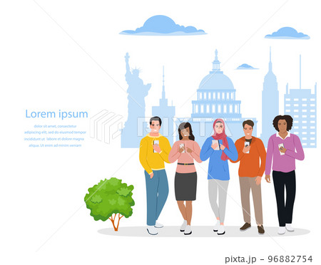 People Travel USA Tourist Weekend American Trip People Travel USA Tourist Weekend American Trip 96882754