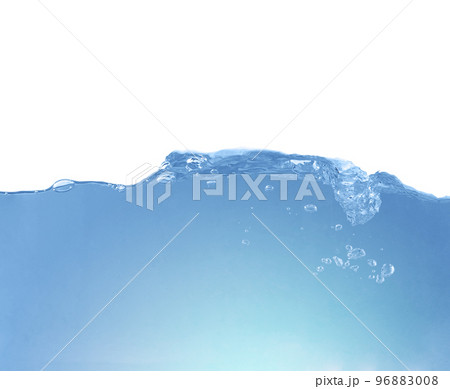 Fresh water surface with splash and air bubbles . Fresh water surface with splash and air bubbles . 96883008