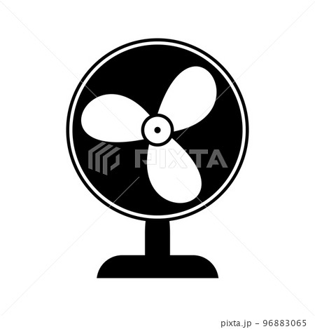 Fan icon on white. Fan icon on white. 96883065