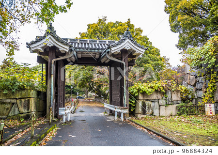 《愛知県》名古屋市 紅葉の名古屋城 重要文化財二之丸大手二之門 《愛知県》名古屋市 紅葉の名古屋城 重要文化財二之丸大手二之門 96884324