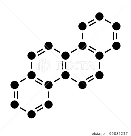 Abstract molecule icon. Symbol of chemistry, science, laboratory, education or biochemistry. Vector illustration 96885237