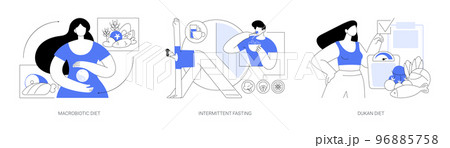 Burn fat abstract concept vector illustrations. 96885758