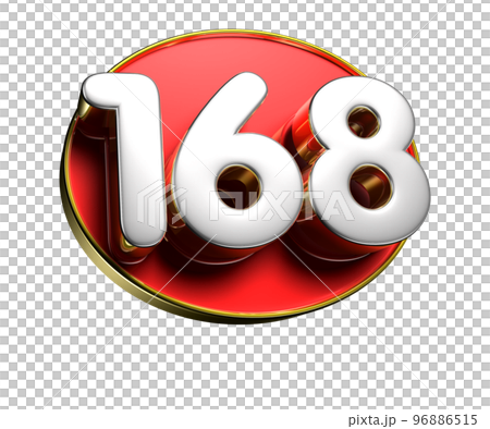 168 gold rim 3D. 168 gold rim 3D. 96886515