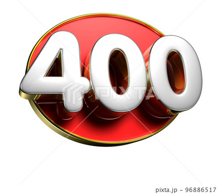 400 gold rim 3D. 96886517