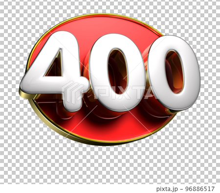 400 gold rim 3D. 96886517