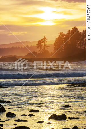 Ocean sunset Ocean sunset 96887262