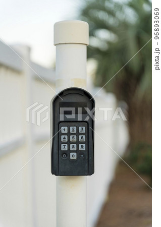 Destin, Florida- Digital keypad for automatic gate Destin, Florida- Digital keypad for automatic gate 96893069