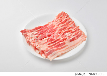 豚バラ肉　薄切り 96893536