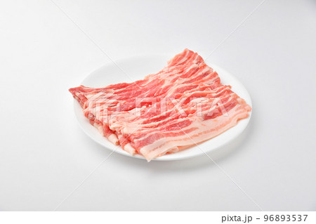豚バラ肉　薄切り 96893537