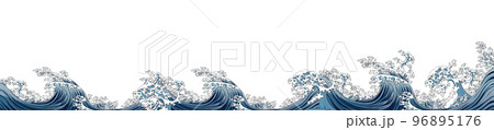 浮世絵　波　その28 96895176