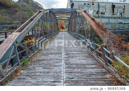 古河橋 足尾銅山 産業遺産 日光市足尾町 古河橋 足尾銅山 産業遺産 日光市足尾町 96895366