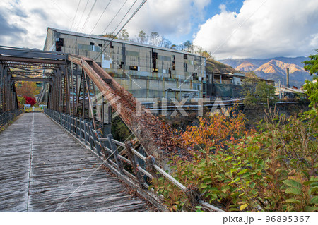 古河橋 足尾銅山 製錬所 産業遺産 日光市足尾町 古河橋 足尾銅山 製錬所 産業遺産 日光市足尾町 96895367