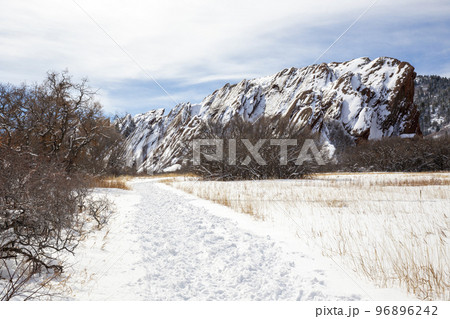 冬のロックスボロー州立公園 アメリカ コロラド州 冬のロックスボロー州立公園 アメリカ コロラド州 96896242