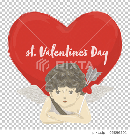 See here Cupid and Valentine Heart See here Cupid and Valentine Heart 96896301