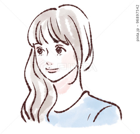 女性のイラスト素材 96897542