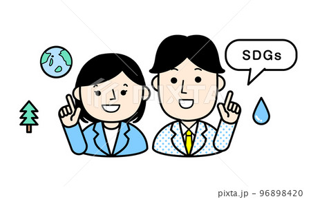 SDGsを説明する人 SDGsを説明する人 96898420