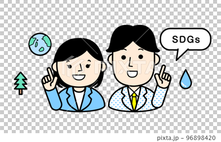 SDGsを説明する人 SDGsを説明する人 96898420