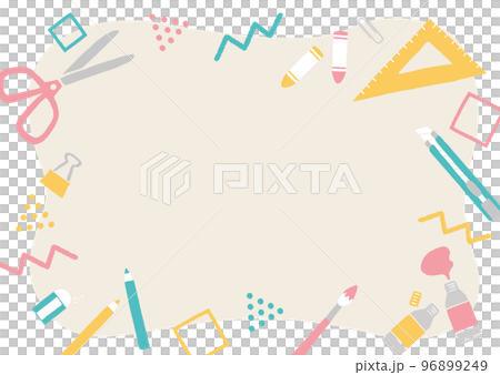 stationery illustration frame 96899249