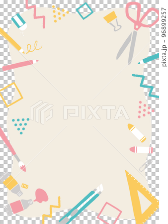 stationery illustration frame 96899257