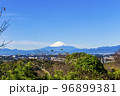 円海山から見た富士山 96899381