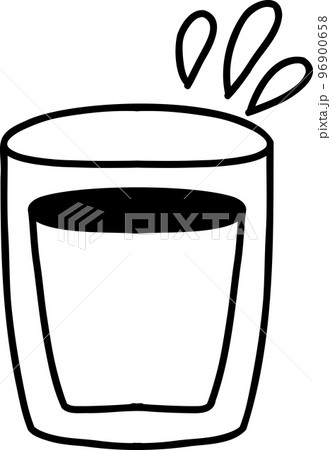 Hand Drawn clean glass illustrationのイラスト素材 [96900658] - PIXTA