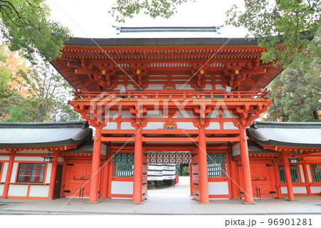 武蔵一宮氷川神社 楼門 埼玉県さいたま市 武蔵一宮氷川神社 楼門 埼玉県さいたま市 96901281