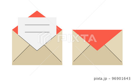 Two Envelopes Closed And Opened Two Envelopes Closed And Opened 96901643