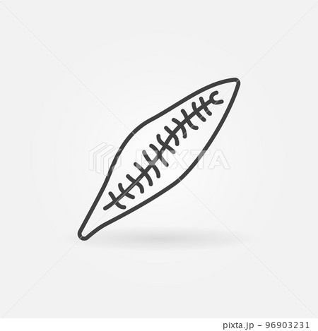 Trematoda vector concept icon in outline style 96903231