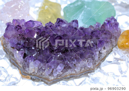 パワーストーン　色々クラスター　雑貨 96903290