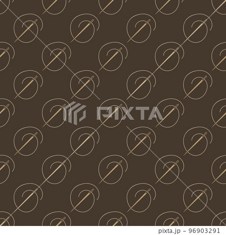 Sewing Needle vector concept retro seamless...のイラスト素材 [96903291] - PIXTA