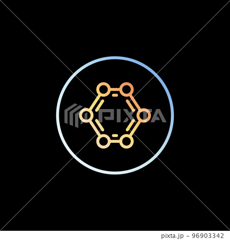 Chemical Formula in Circle vector Chemistry...のイラスト素材 [96903342] - PIXTA