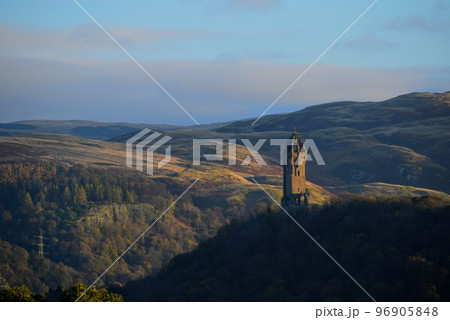 The National Wallace Monument in Stirling, Scotland Highland View 96905848