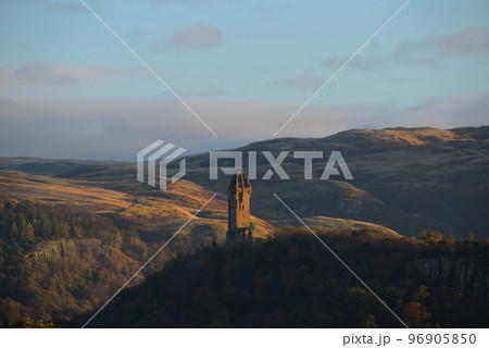 The National Wallace Monument in Stirling, Scotland Highland View 96905850