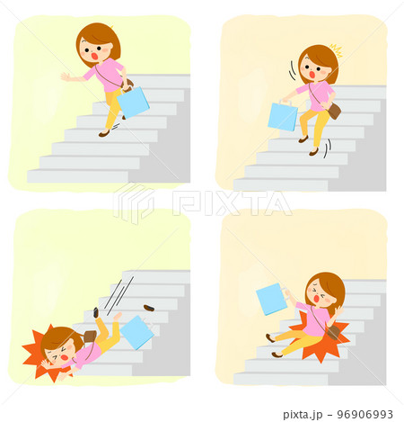 階段でのアクシデントセット 96906993