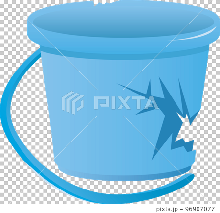 Image illustration of a broken bucket Image illustration of a broken bucket 96907077