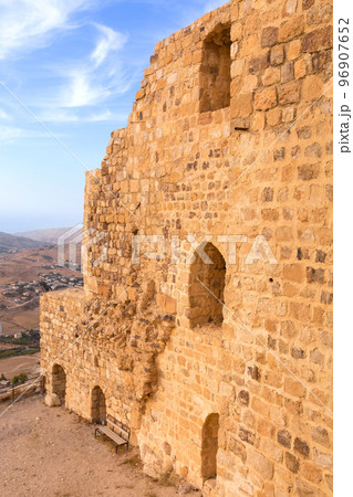 Medieval Crusaders Castle in Al Karak, Jordan 96907652