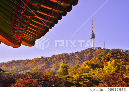 南山タワー 南山コル韓屋村 季節 96912926