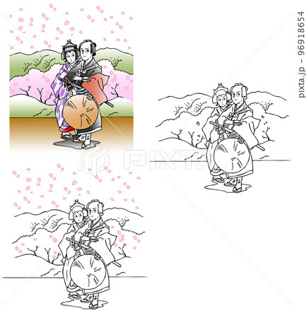 歌舞伎,道行,仮名手本忠臣蔵 96918654