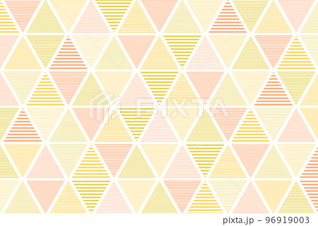 ボーダー柄の三角形の模様 ボーダー柄の三角形の模様 96919003