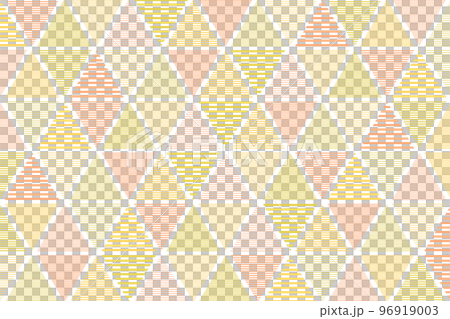 ボーダー柄の三角形の模様 ボーダー柄の三角形の模様 96919003