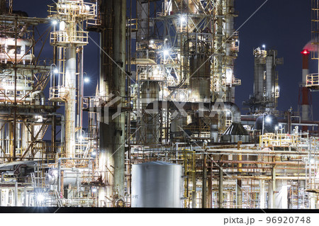 四日市コンビナートの夜景 四日市コンビナートの夜景 96920748