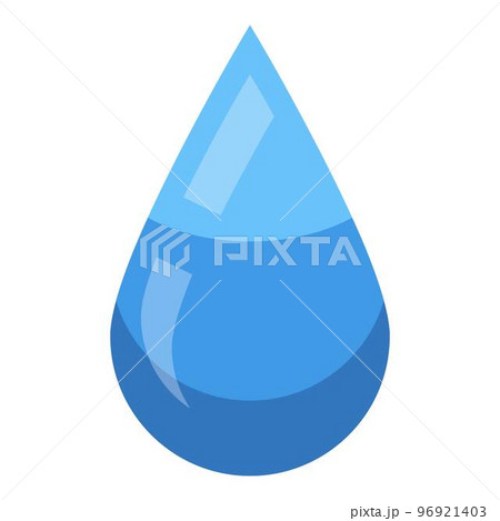 Water drop dry cleaning icon. Isometric of...のイラスト素材 [96921403] - PIXTA