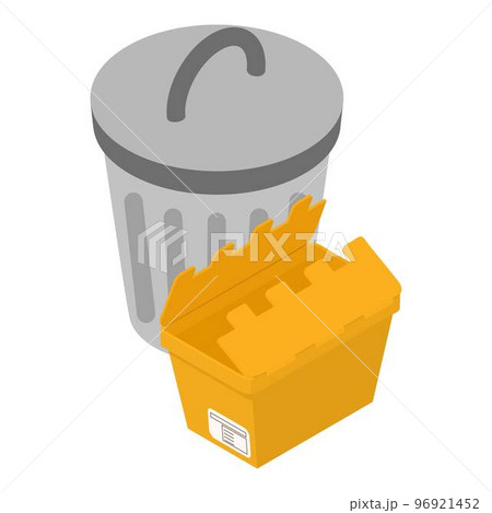 Packaging recycling icon. Isometric illustration of packaging recycling vector icon for web 96921452